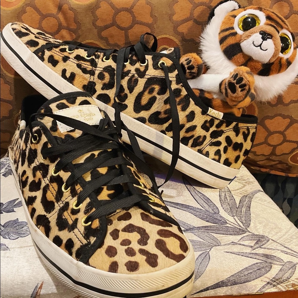 Keds x kate spade leopard print sneakers